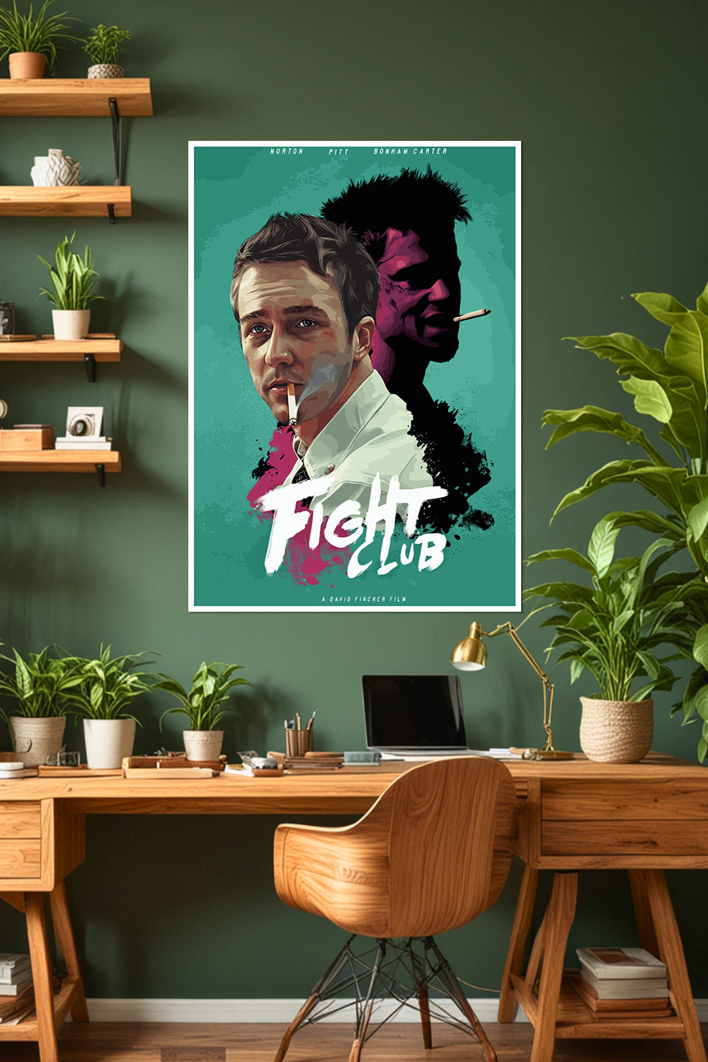 Fight Club | Brad Pitt & Edward Norton | Movie Poster