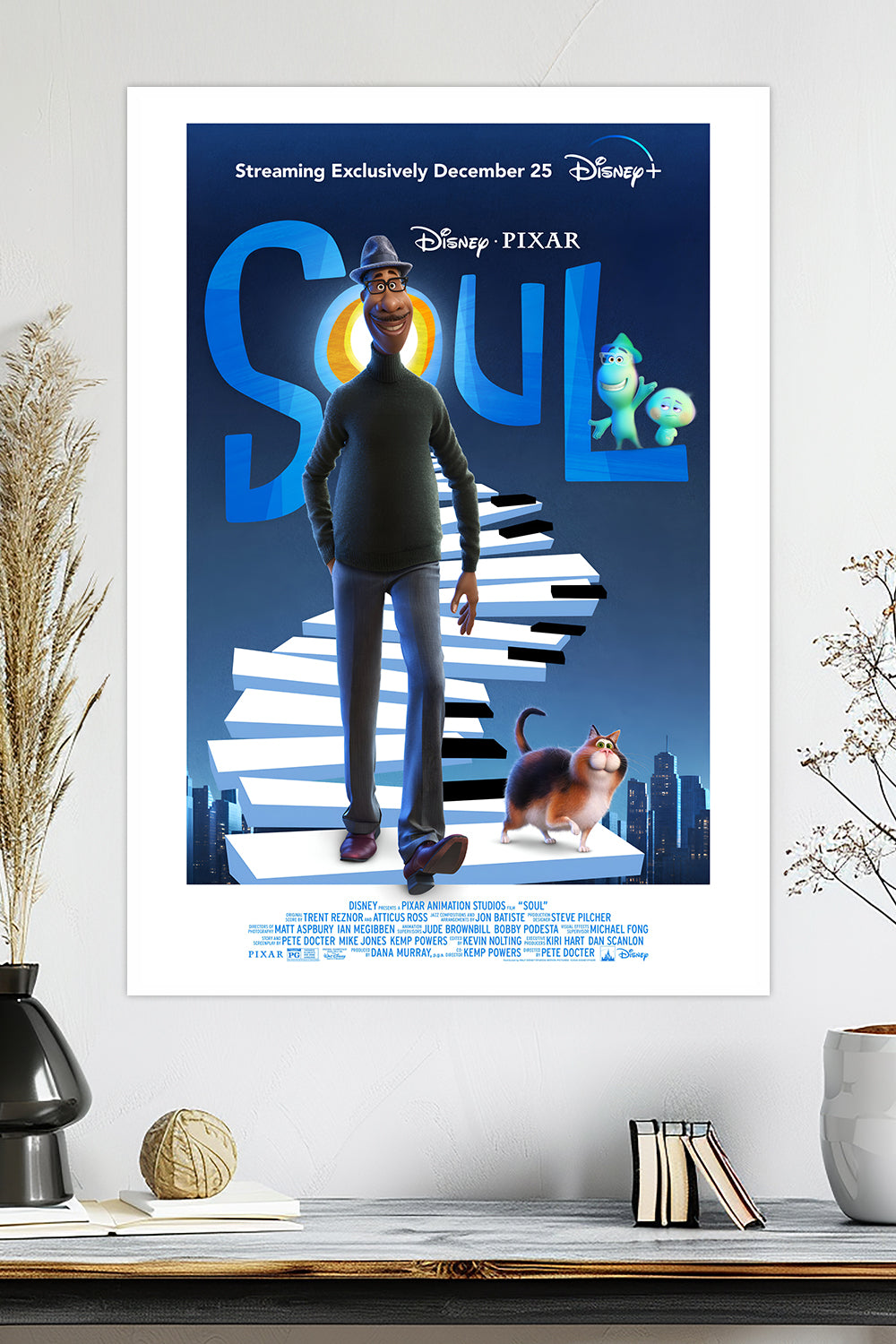 Soul | Joe Gardner & Mr. Mittens | Disney Pixar | Movie Poster