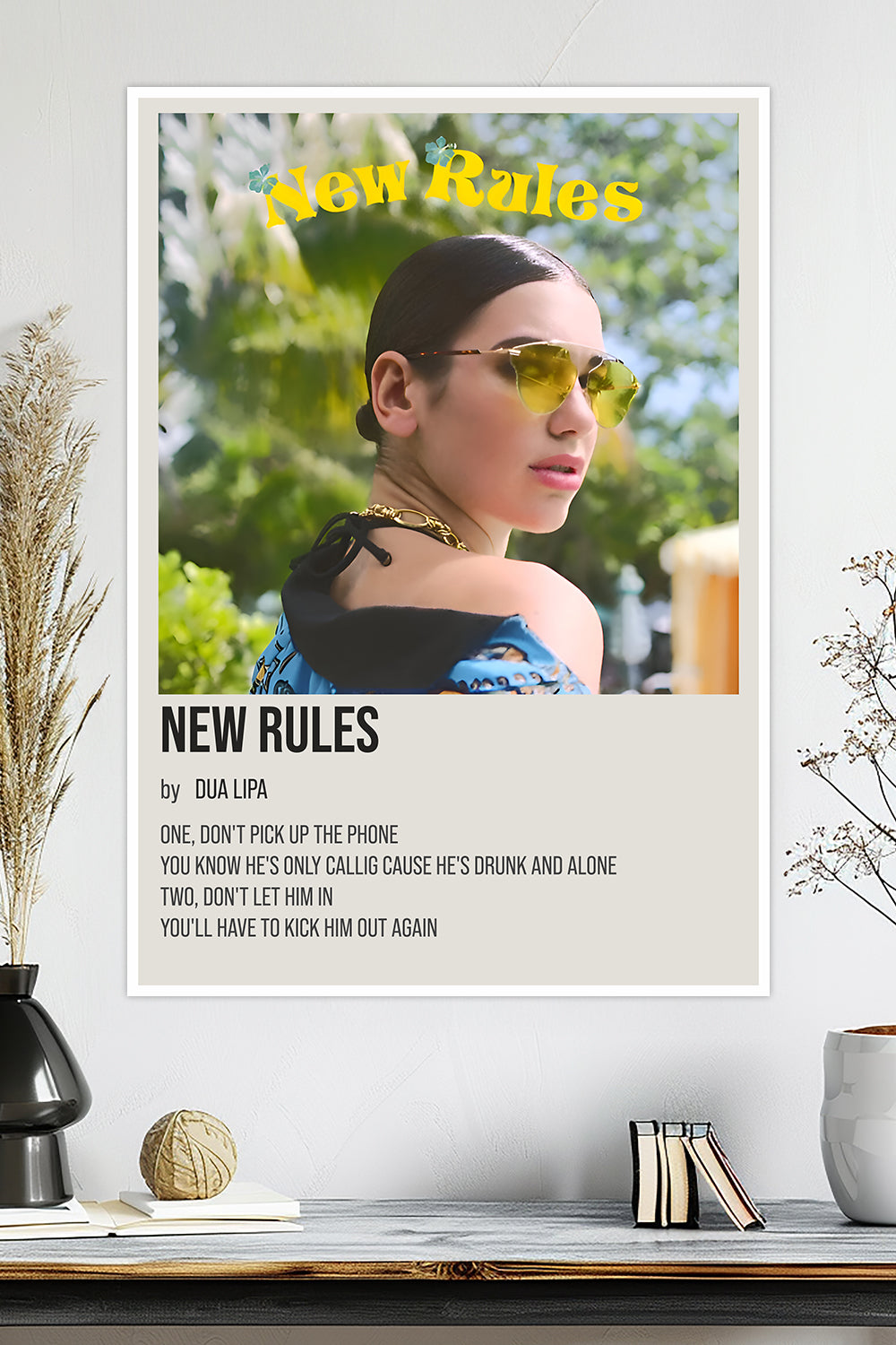New Rules | Dua Lipa | Music Poster
