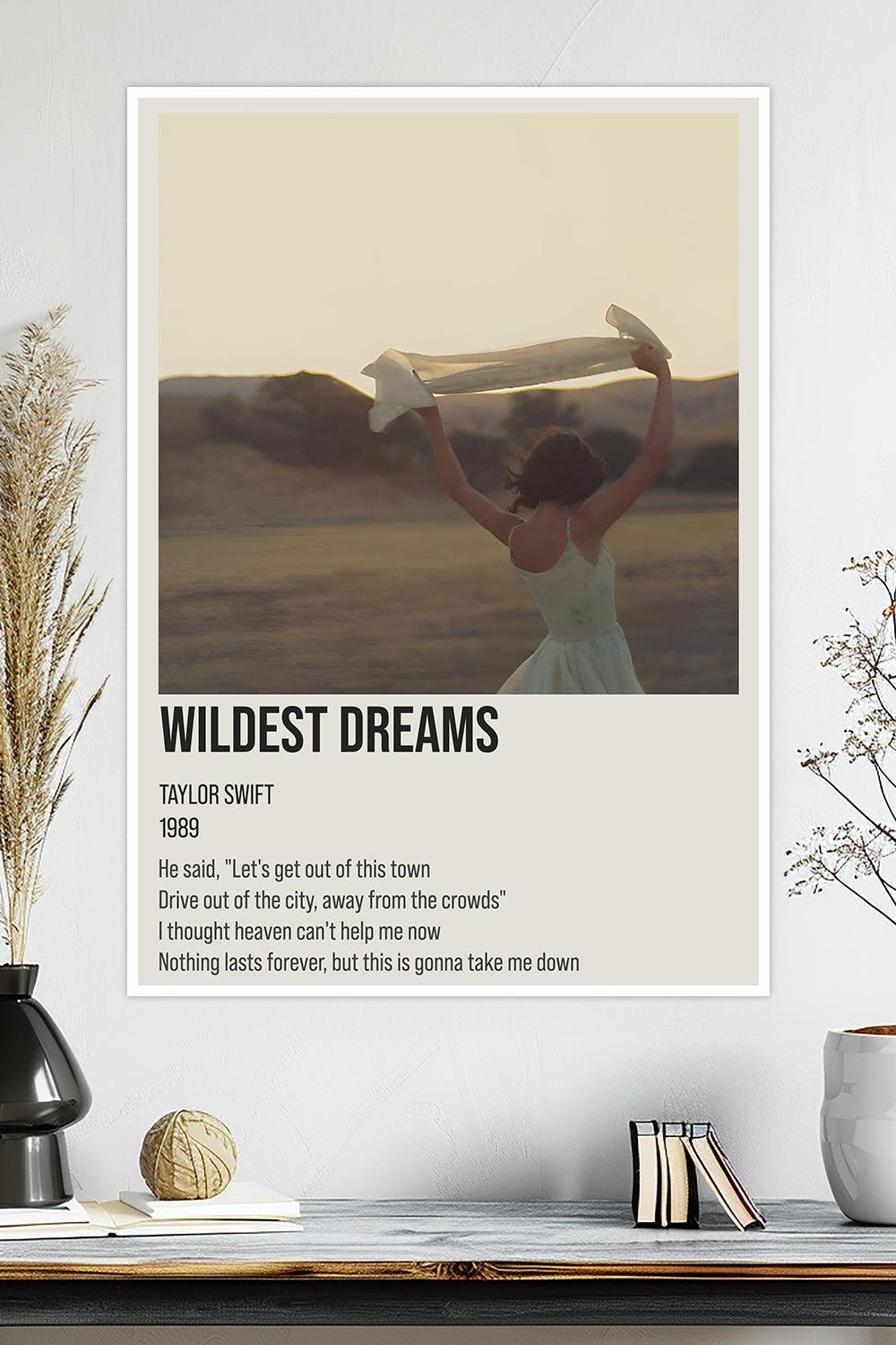 Wildest Dreams | Taylor Swift | Music Poster