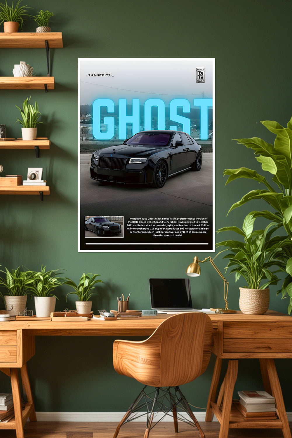 Rolls-Royce Ghost Black Badge | Ghost | Car Poster