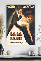 La La Land | Emma Stone & Ryan Gosling | Damien Chazelle | Movie Poster