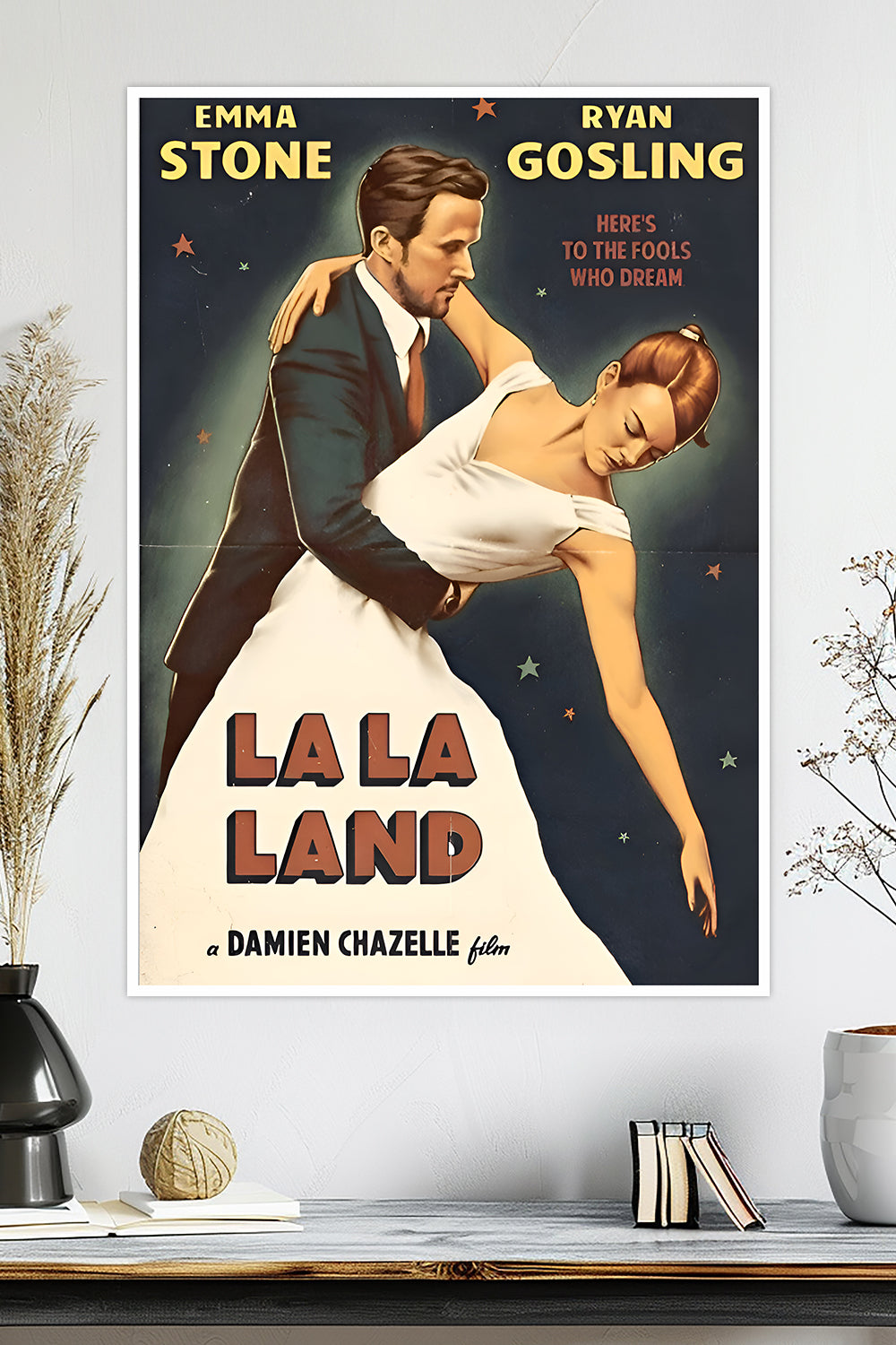 La La Land | Emma Stone & Ryan Gosling | Damien Chazelle | Movie Poster