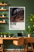 Right Where You Left Me | Taylor Swift | Music Poster