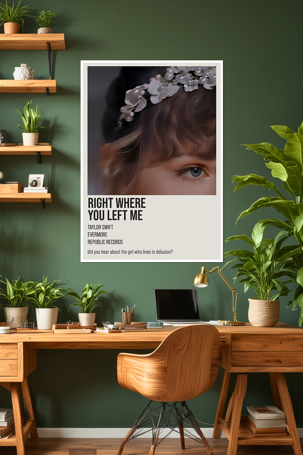 Right Where You Left Me | Taylor Swift | Music Poster