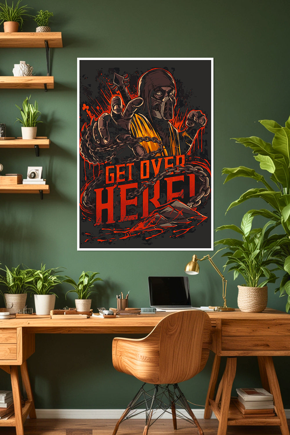 Scorpion "Get Over Here!" | Mortal Kombat | Game Poster