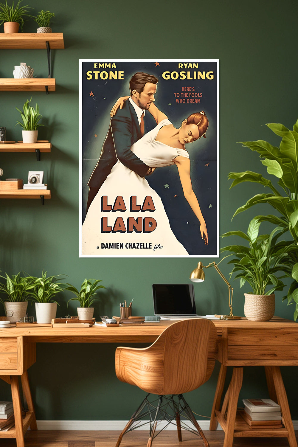 La La Land | Emma Stone & Ryan Gosling | Damien Chazelle | Movie Poster