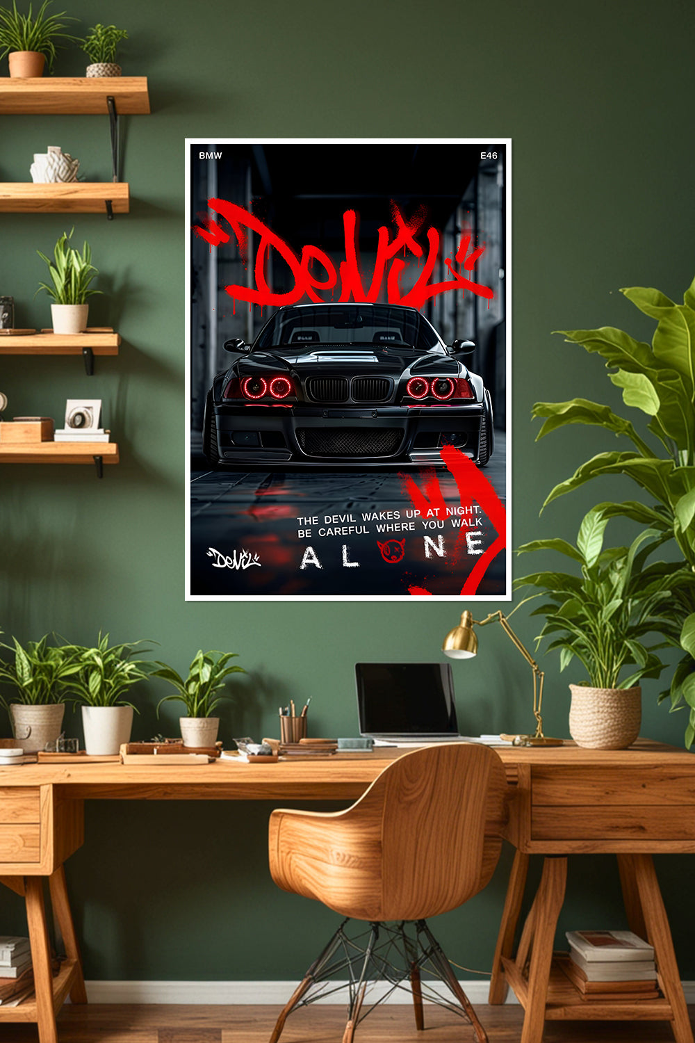 BMW E46 | "Devil" | Car Poster