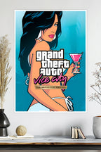GTA Vice City | Grand Theft Auto | Game Poster