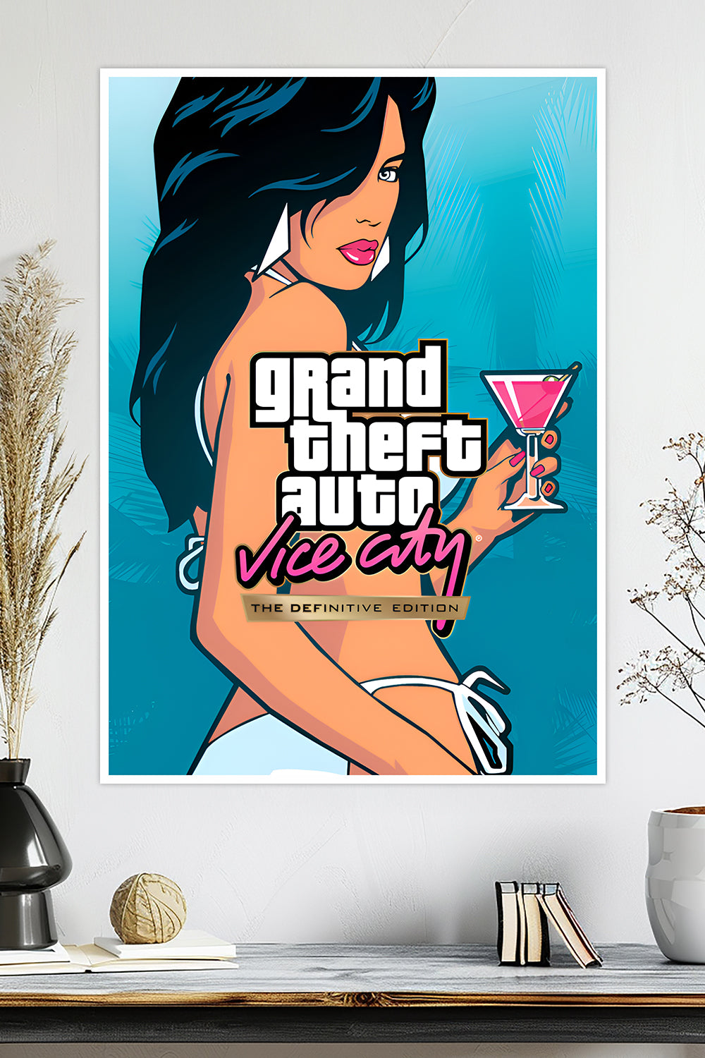 GTA Vice City | Grand Theft Auto | Game Poster