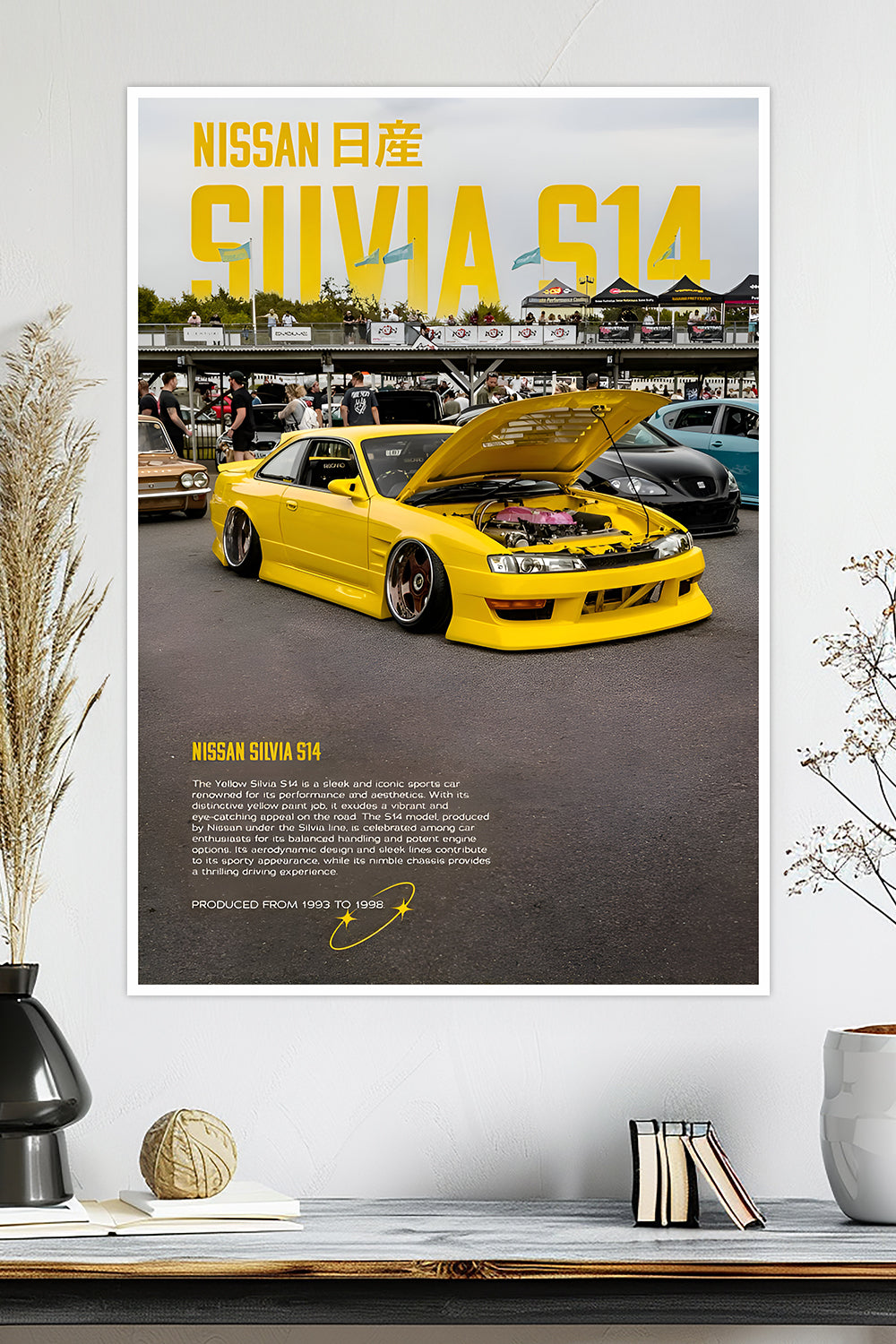 Nissan Silvia S14 | Car Poster