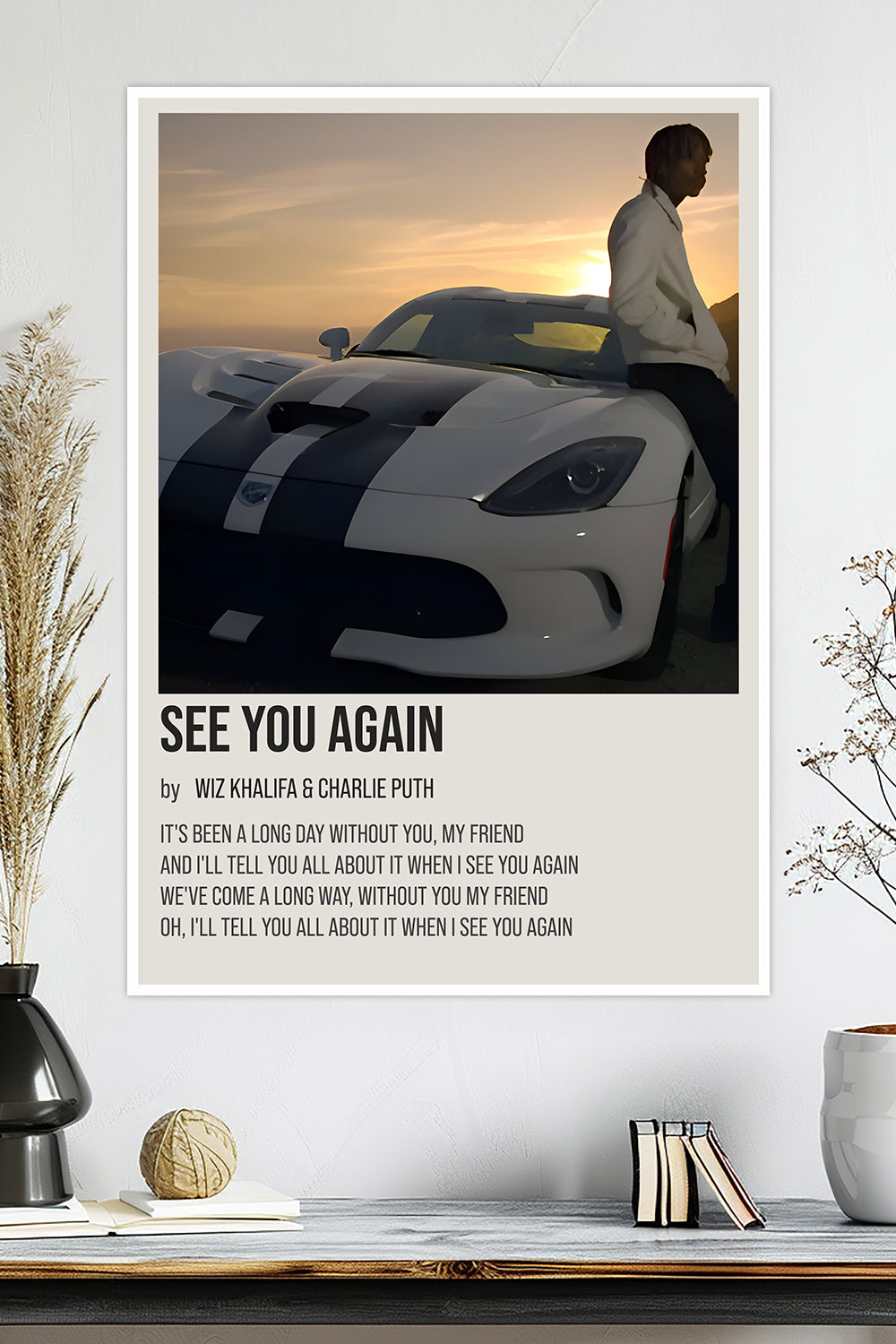 See You Again | Wiz Khalifa & Charlie Puth | Music Poster