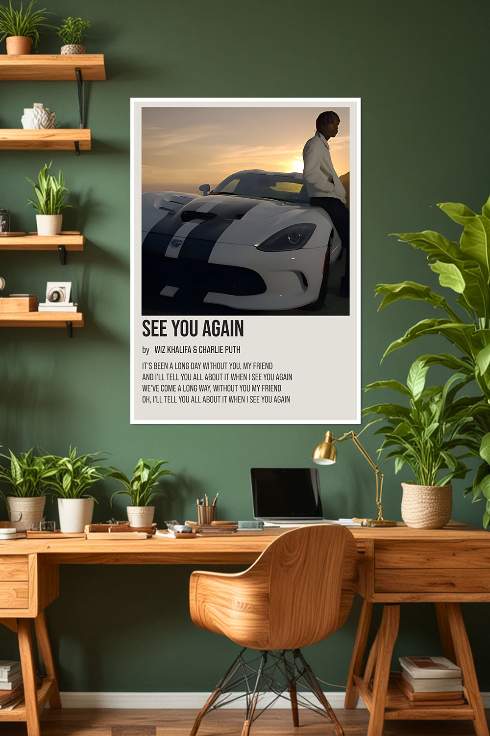 See You Again | Wiz Khalifa & Charlie Puth | Music Poster
