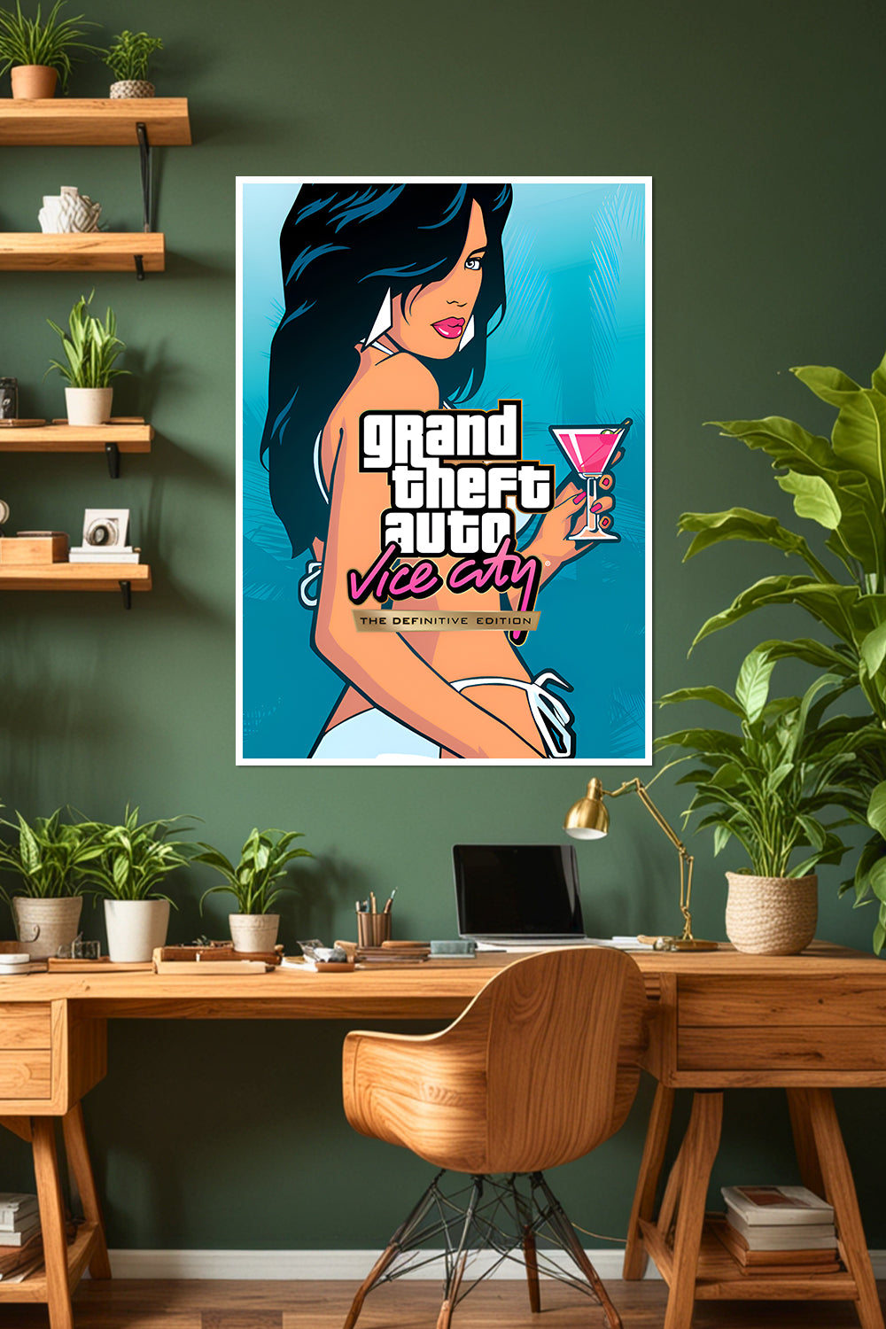 GTA Vice City | Grand Theft Auto | Game Poster