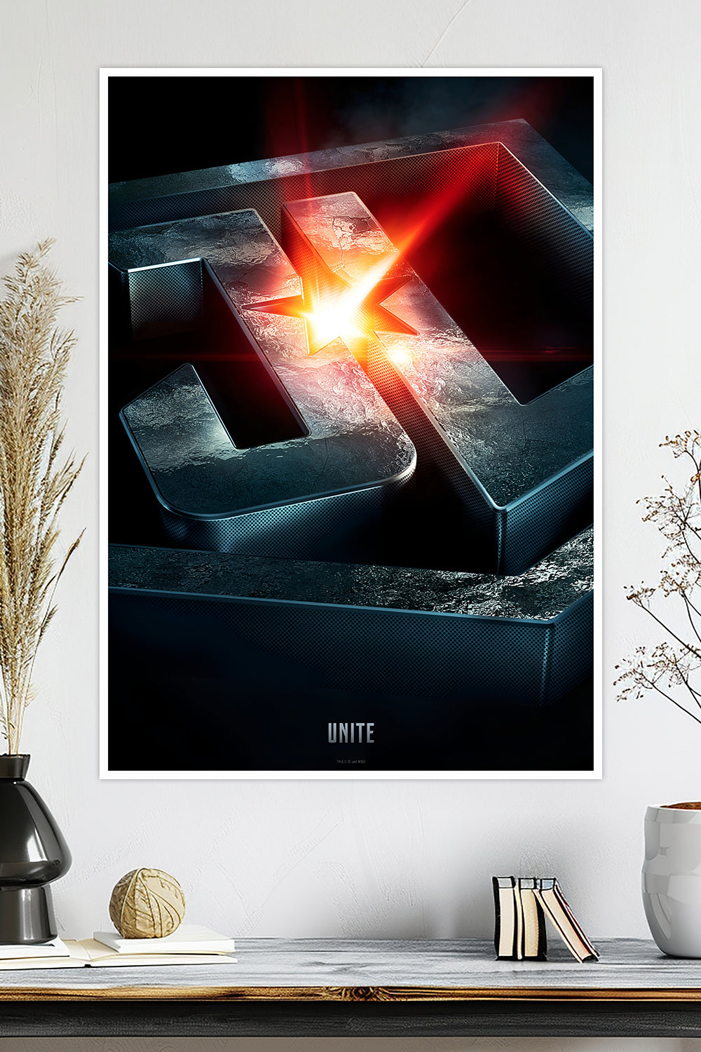 Justice League Movie Poster | Batman, Superman, Wonder Woman, Flash, Aquaman, Cyborg | DC Poster