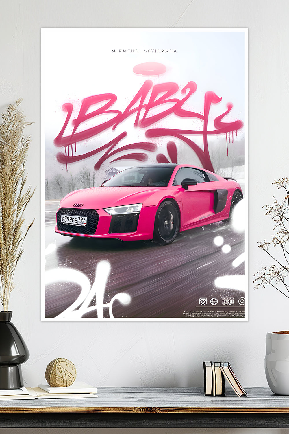 Audi R8 | AI Concept | Car Poster