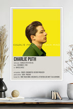 Charlie Puth | Nine Track Mind Album | Music Poster