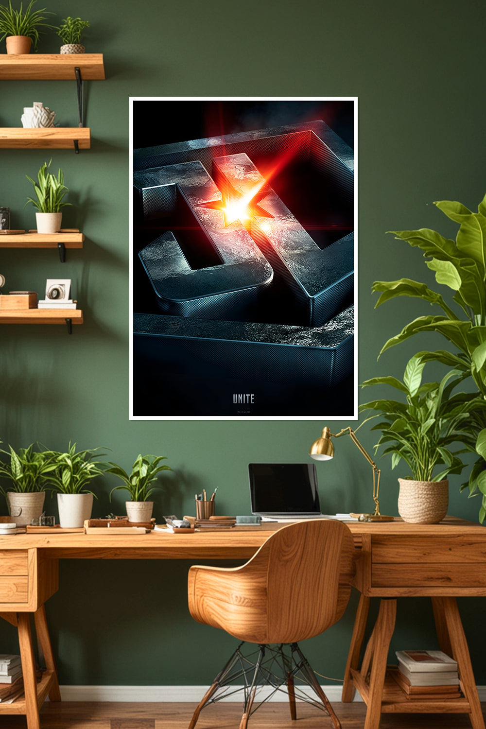 Justice League Movie Poster | Batman, Superman, Wonder Woman, Flash, Aquaman, Cyborg | DC Poster