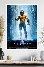 Aquaman Movie Poster | Jason Momoa as King of Atlantis | DC Poster