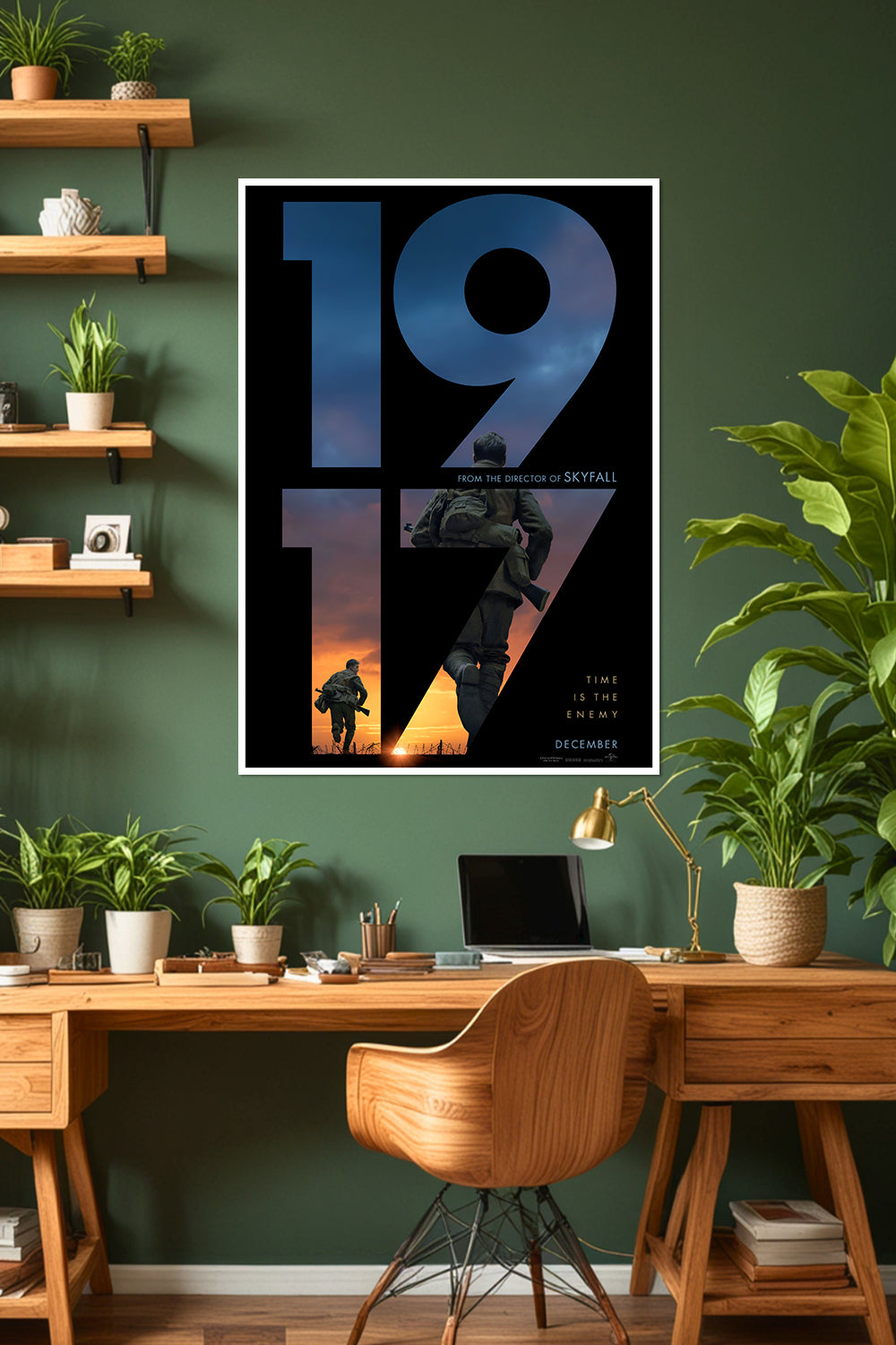 1917 | Time is the Enemy | Sam Mendes World War I | Movie Poster
