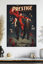 The Prestige | Jackman & Bale Rivalry | Christopher Nolan | Movie Poster