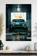 Nissan Skyline GT-R R34 | Car Poster