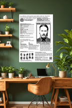 John Wick Bond Certificate | Keanu Reeves | Poster Movie