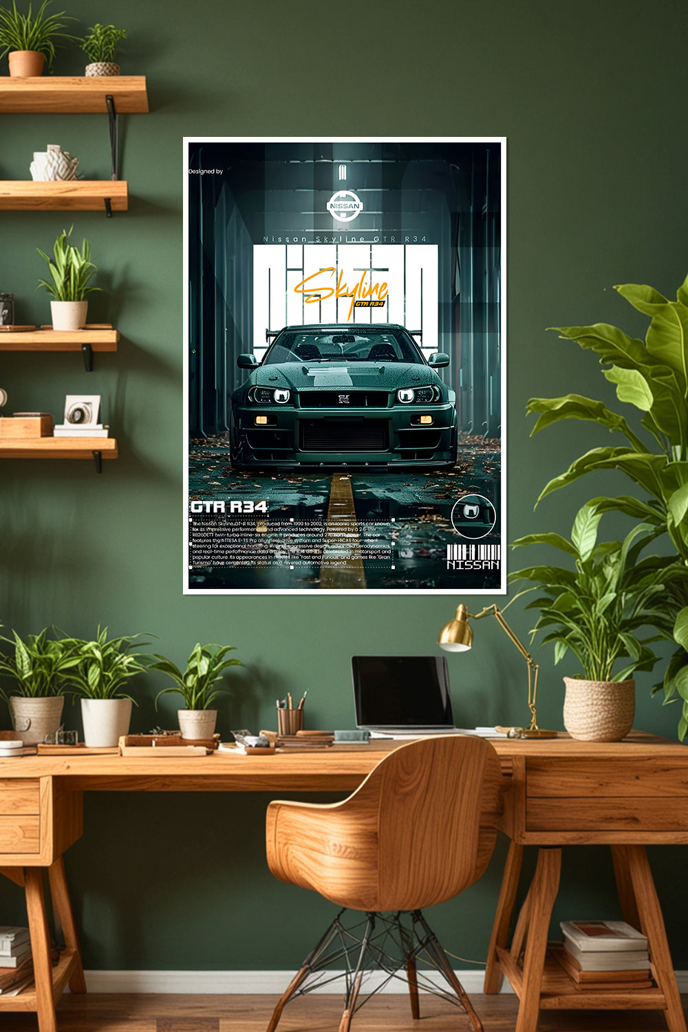 Nissan Skyline GT-R R34 | Car Poster
