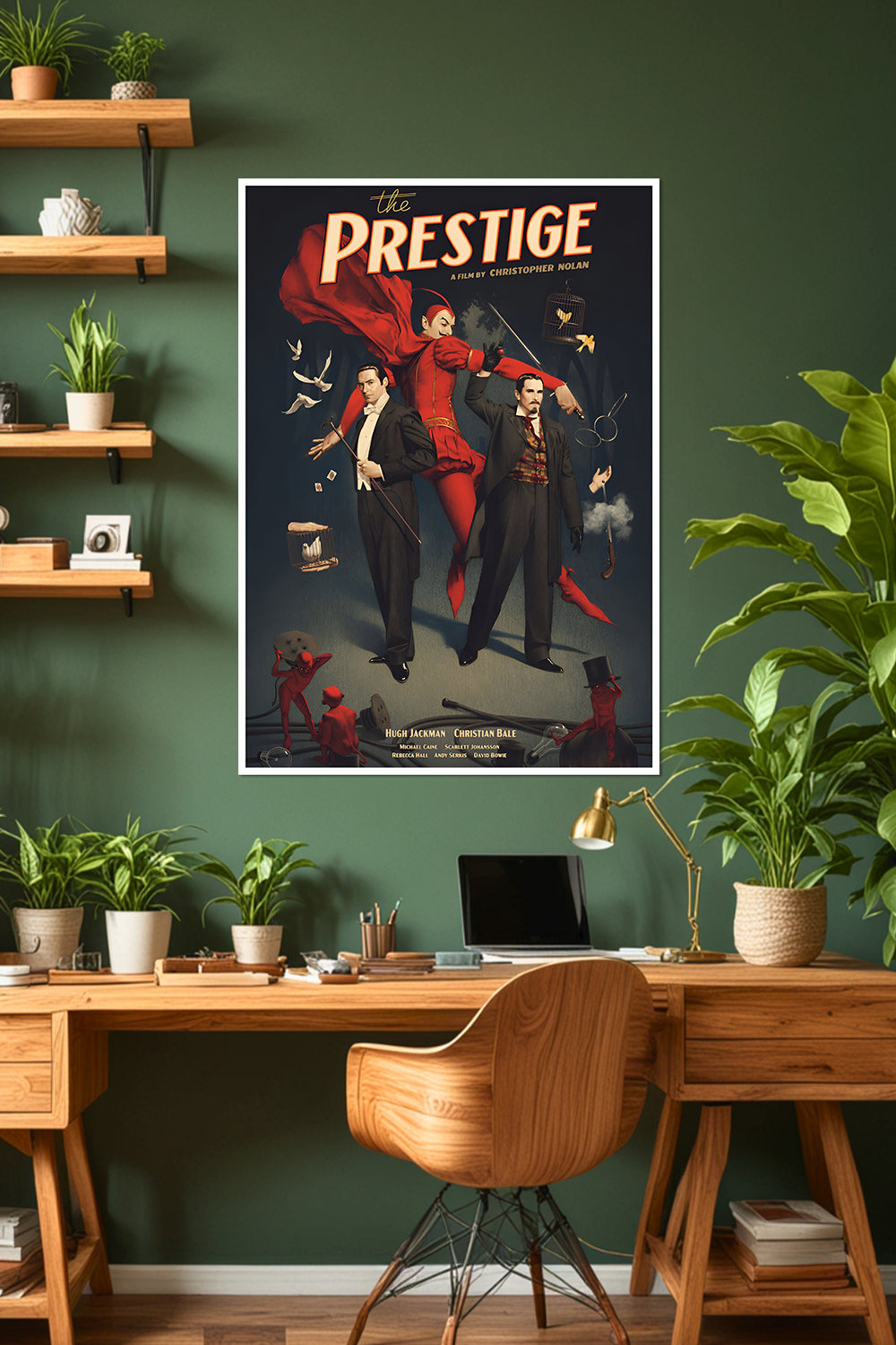 The Prestige | Jackman & Bale Rivalry | Christopher Nolan | Movie Poster
