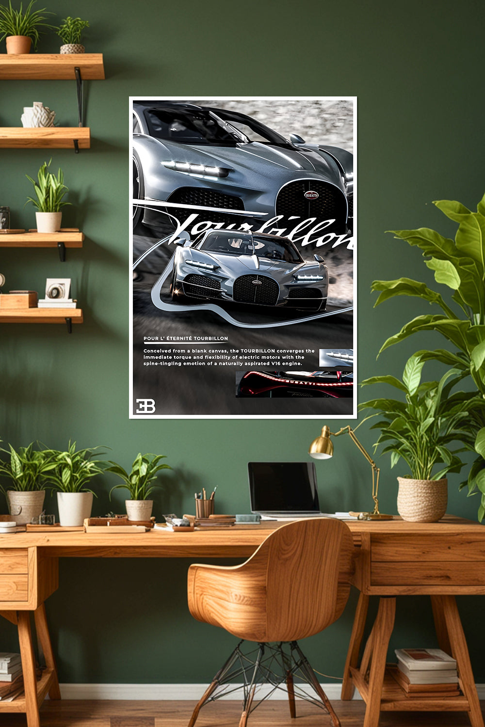 Bugatti Tourbillon | Hybrid Hypercar | Car Poster