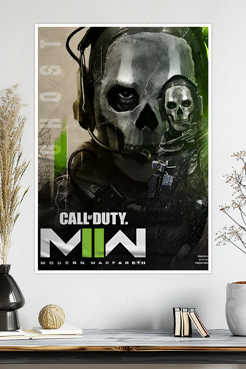 Call of Duty Modern Warfare II | Ghost Operator | Special Forces | Call of Duty | Game Poster