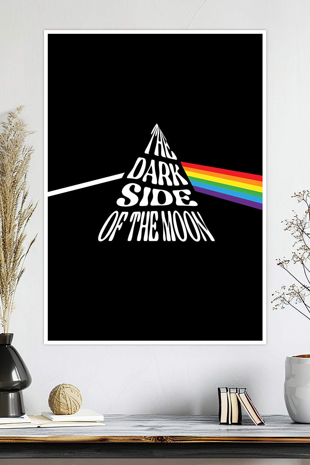 Pink Floyd The Dark Side of the Moon | Psychedelic Rock Album Cover | Music Poster
