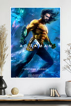 Aquaman Movie Poster | Jason Momoa as King of Atlantis | DC Poster