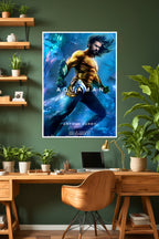 Aquaman Movie Poster | Jason Momoa as King of Atlantis | DC Poster