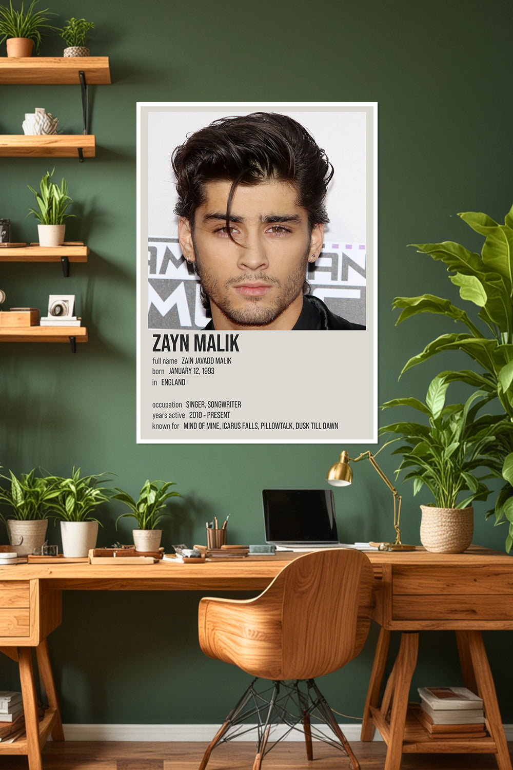Zayn Malik  | Singer-Songwriter | Music Poster
