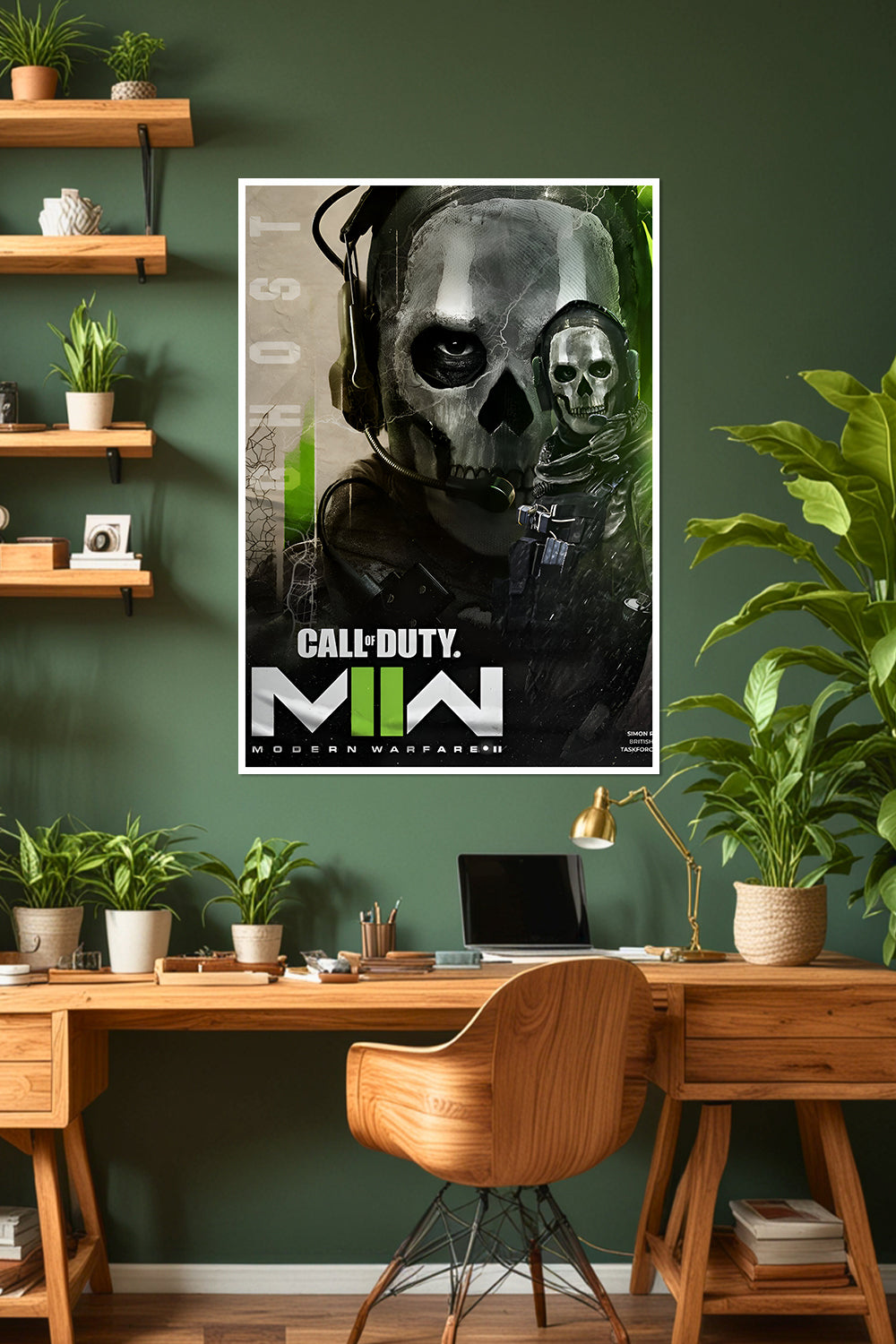 Call of Duty Modern Warfare II | Ghost Operator | Special Forces | Call of Duty | Game Poster