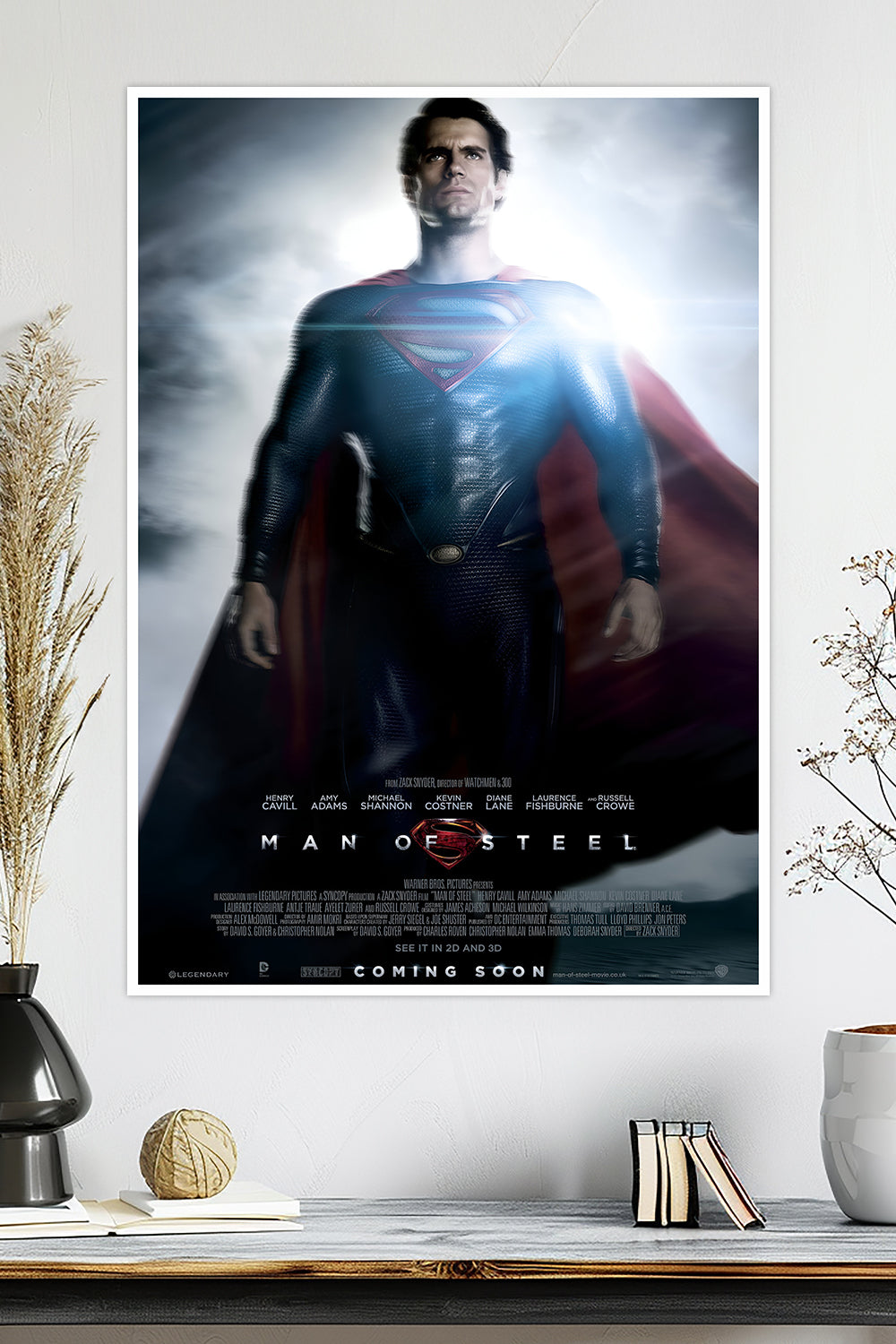 Man of Steel | Superman | Henry Cavill | DC Poster