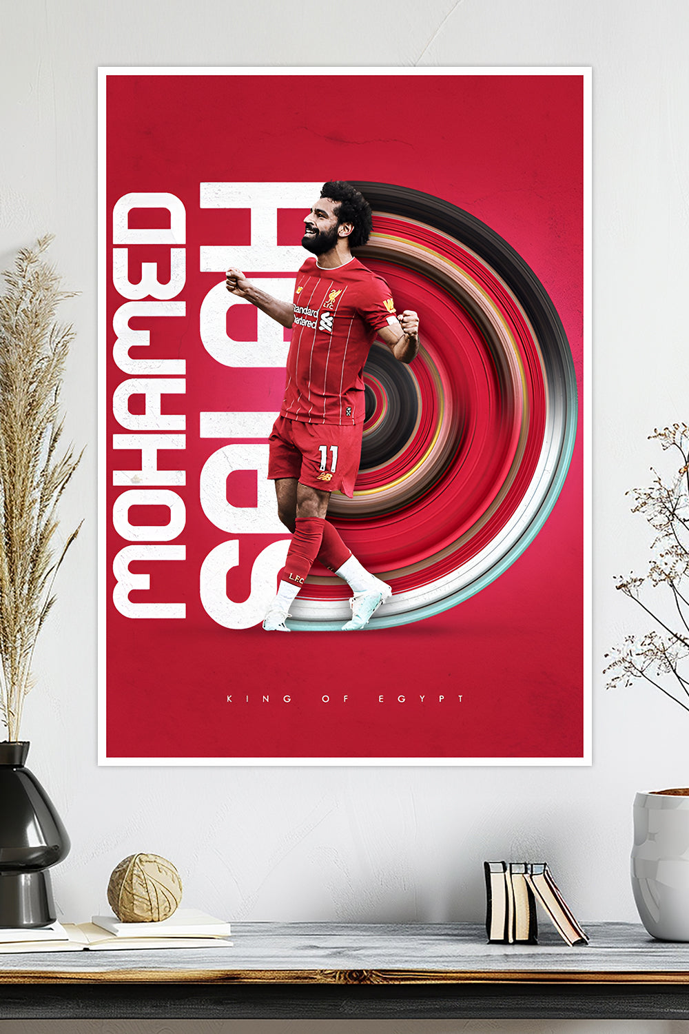 Mohamed Salah | King of Egypt | Football Poster