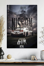 Nissan GT-R R35 | Japanese Car | Car Poster