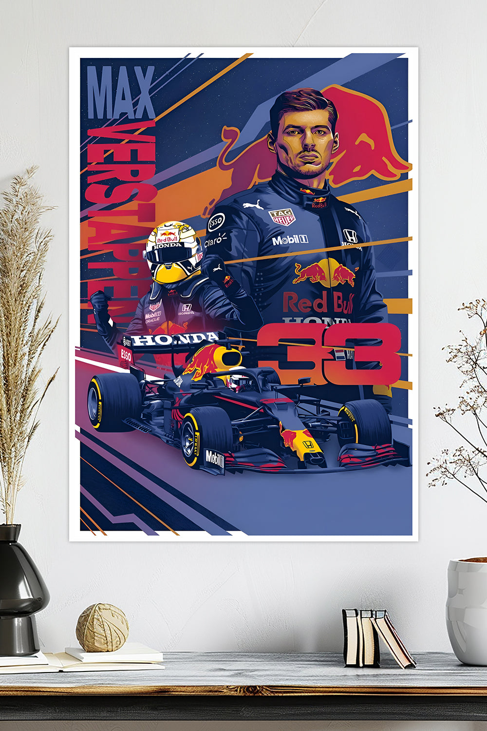 Max Verstappen | Red Bull Racing | F1 Racing Poster