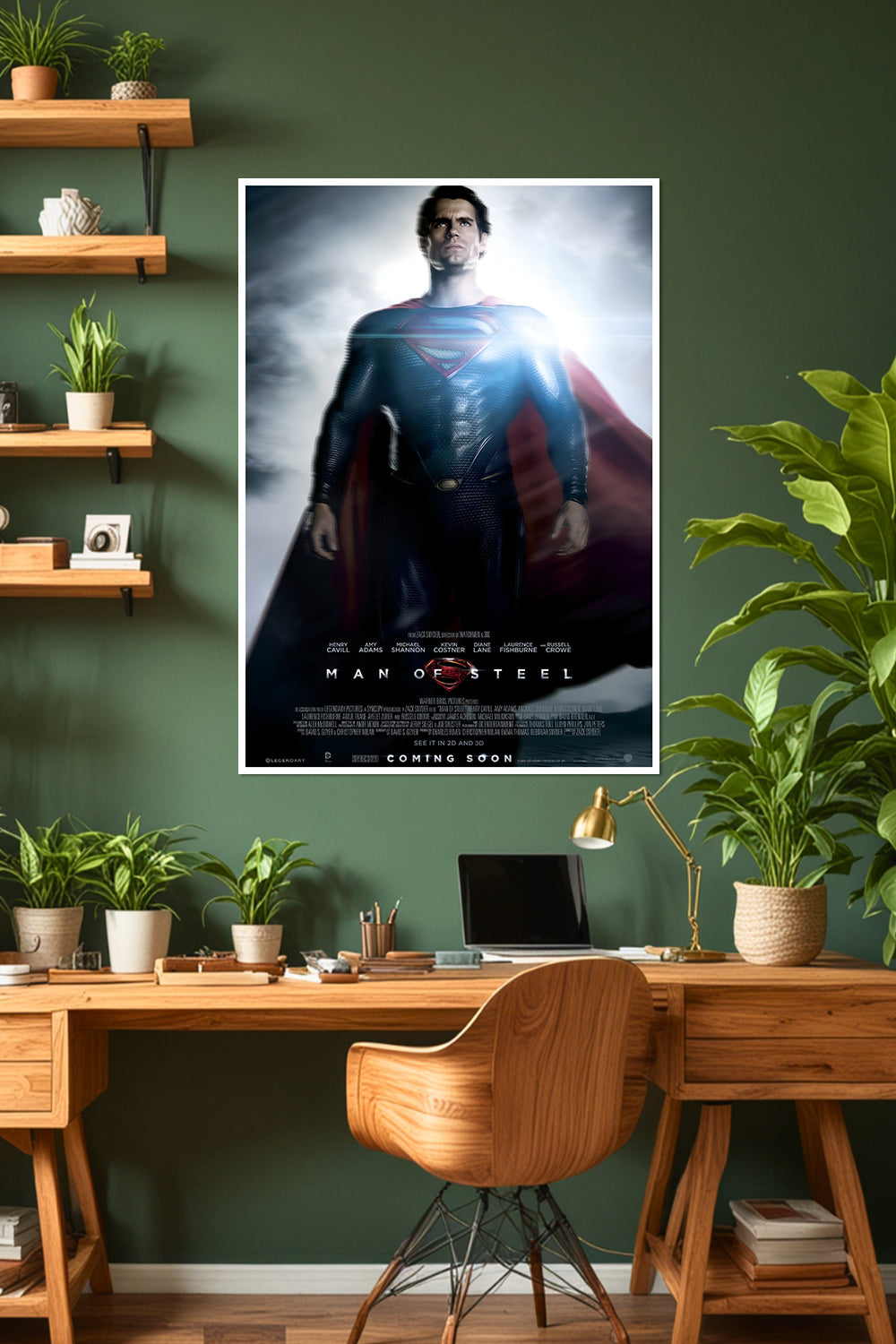 Man of Steel | Superman | Henry Cavill | DC Poster