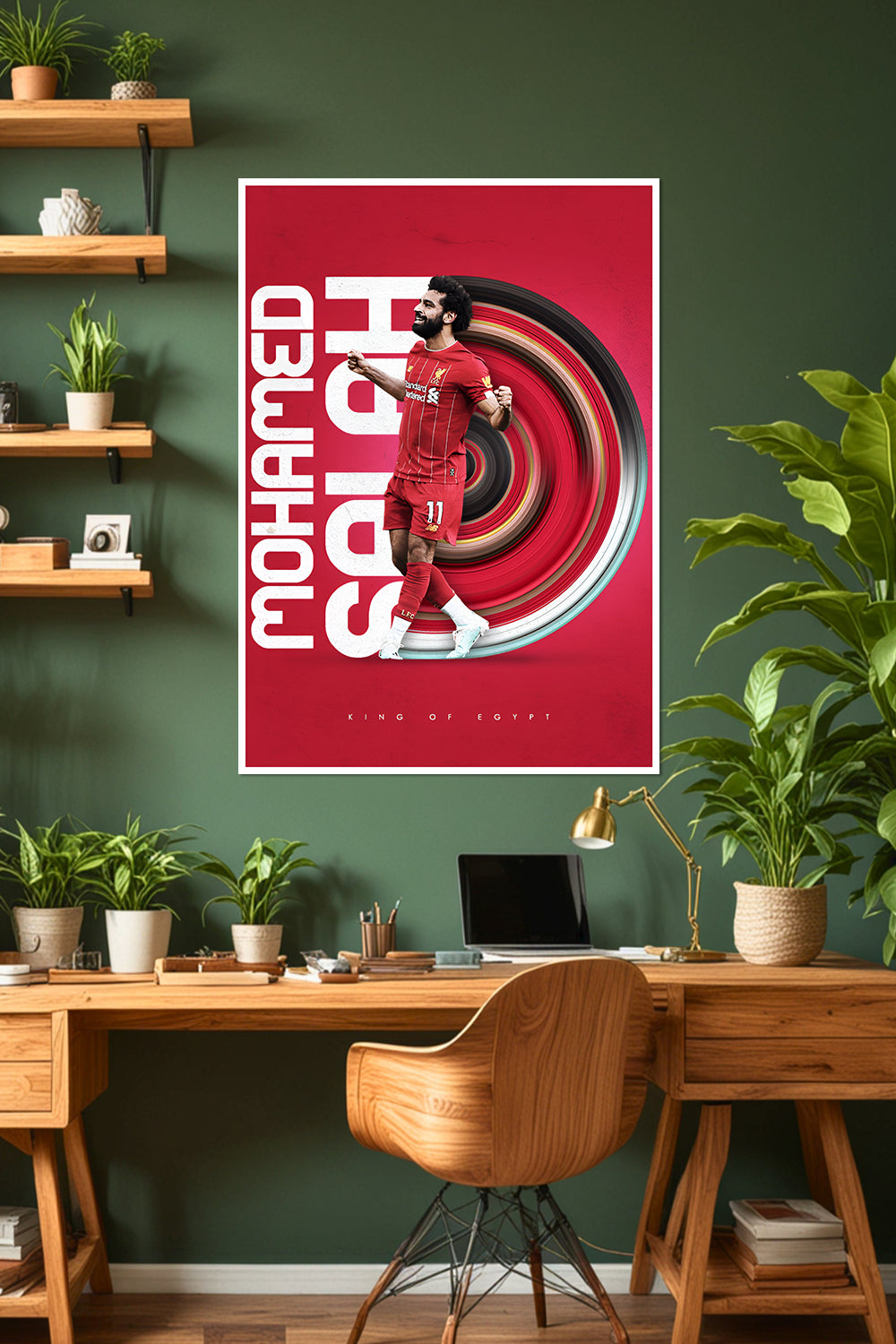 Mohamed Salah | King of Egypt | Football Poster