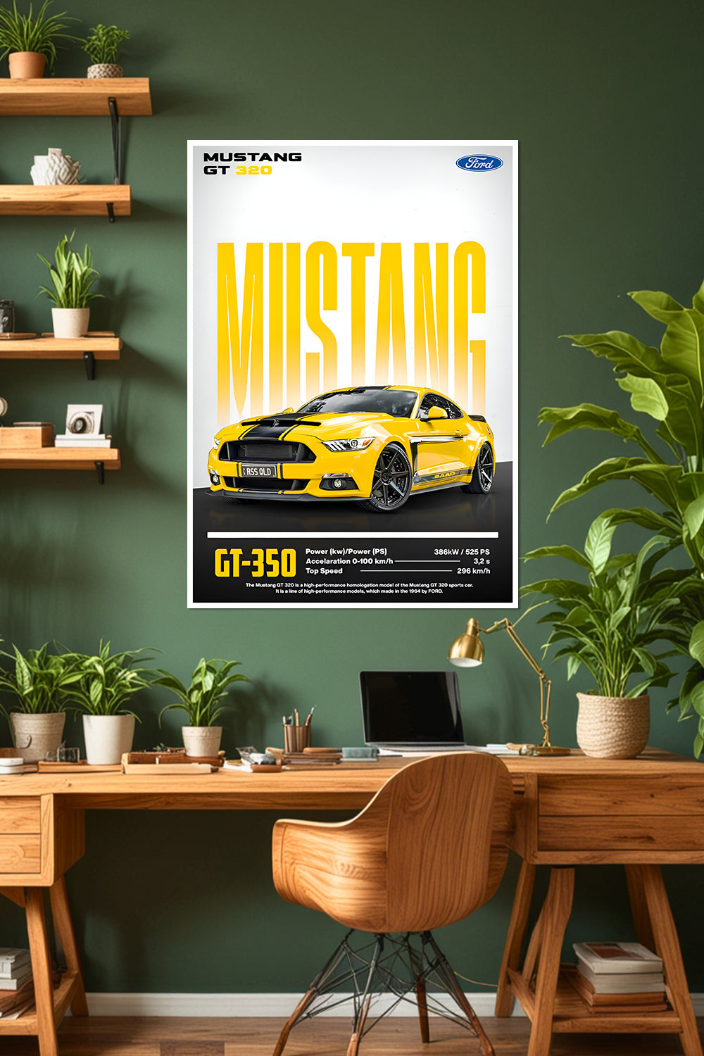 Ford Mustang GT 320 | Car Poster