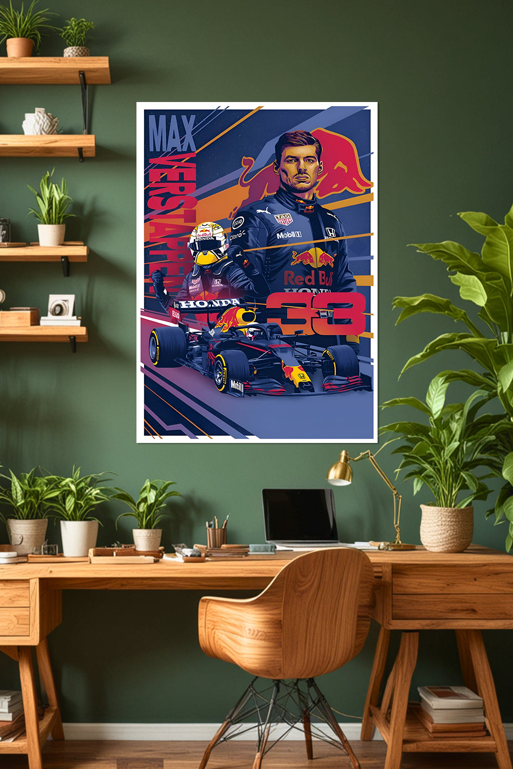 Max Verstappen | Red Bull Racing | F1 Racing Poster