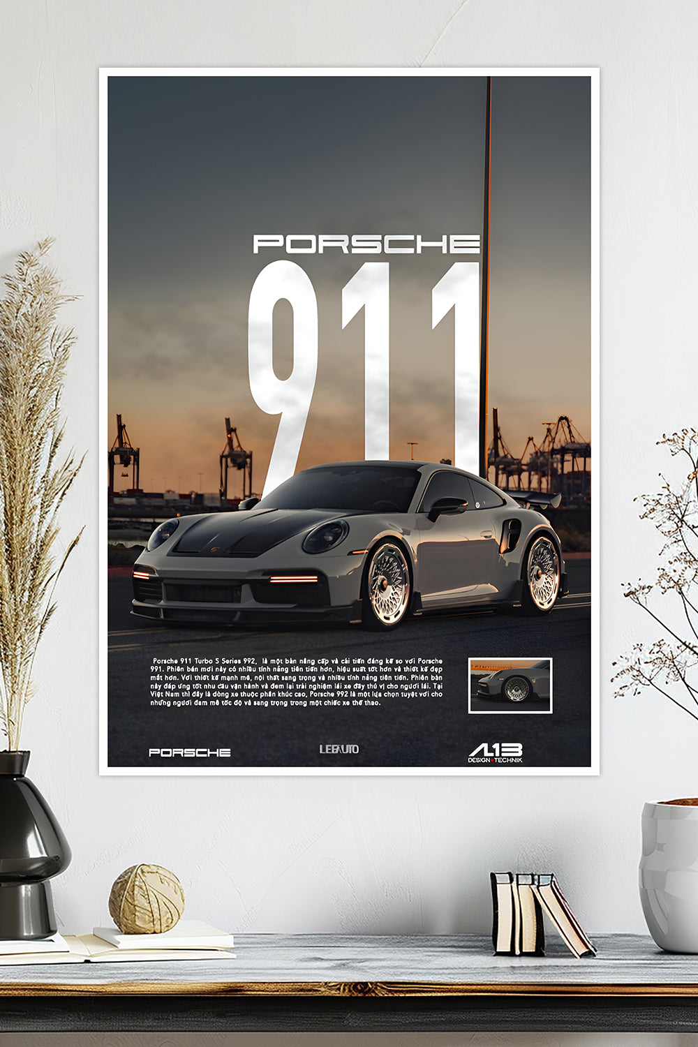 Porsche 911 Turbo S 992 | Car Poster