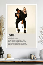Lovely | Billie Eilish & Khalid | Music Poster