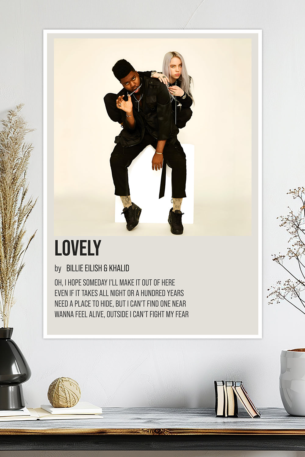 Lovely | Billie Eilish & Khalid | Music Poster