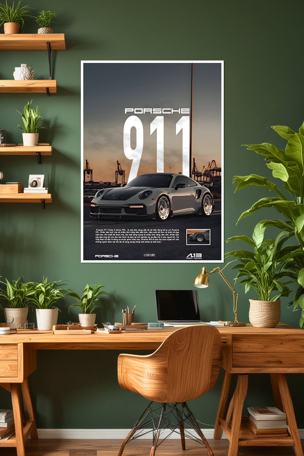 Porsche 911 Turbo S 992 | Car Poster