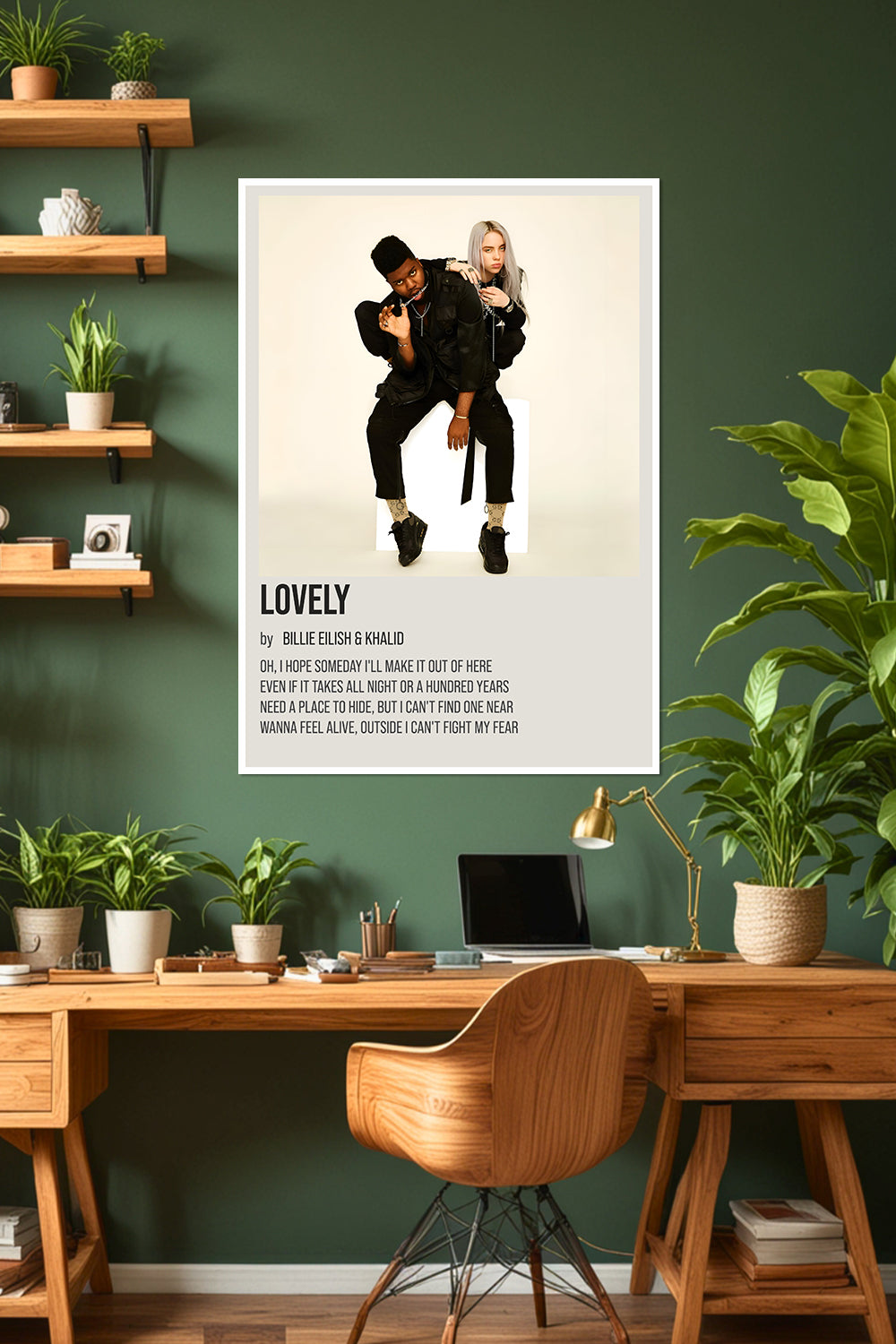 Lovely | Billie Eilish & Khalid | Music Poster
