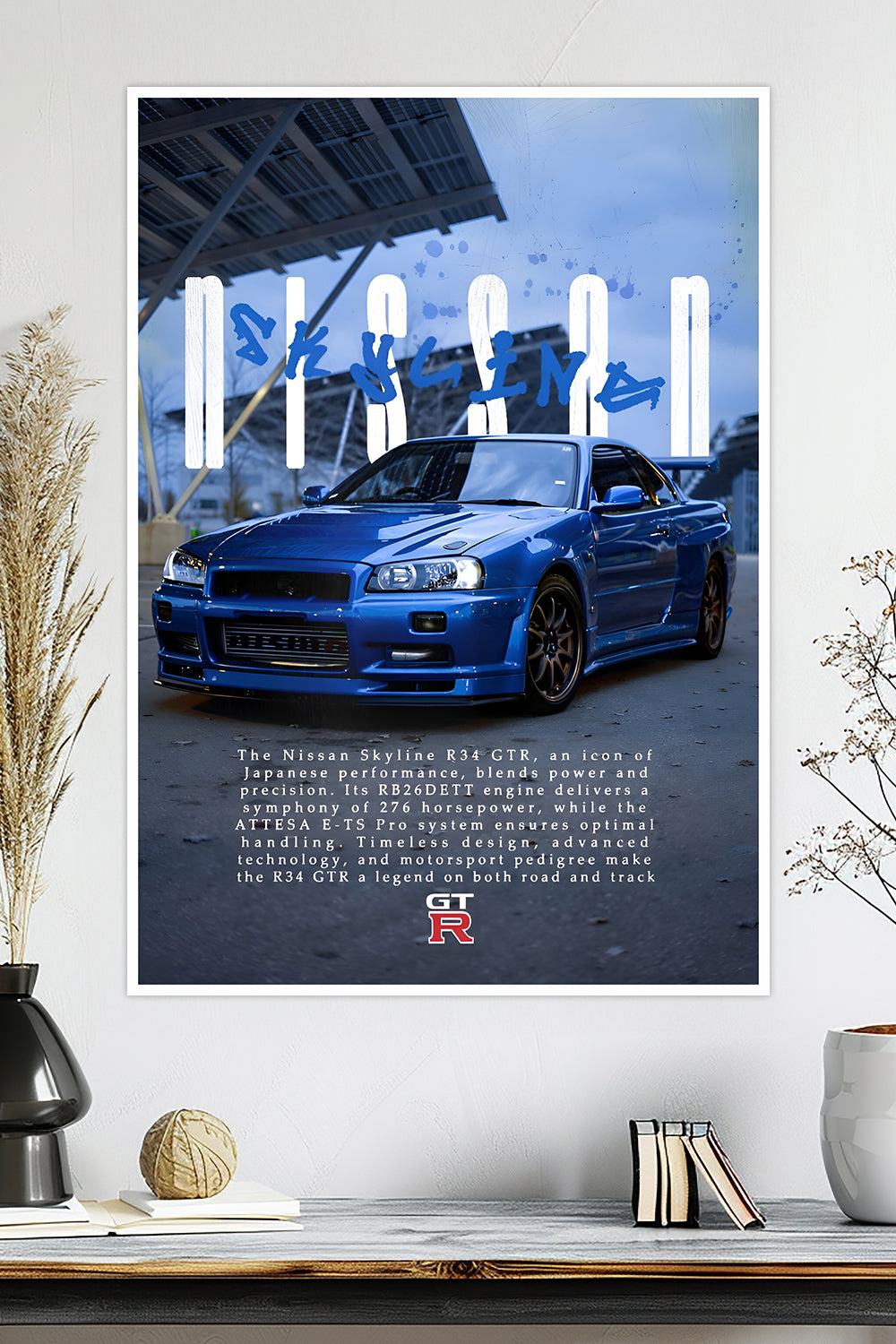 Nissan Skyline GT-R R34 | Car Poster
